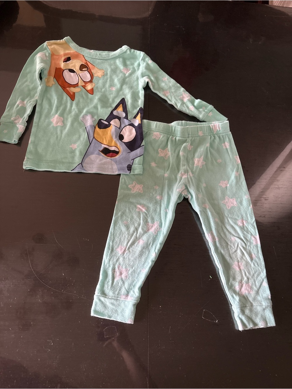 Kids Bluey Character Star Pajama Set